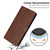 Samsung Galaxy S26 Ultra 5G Solid Calf Texture Flip Leather Phone Case - Brown