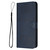 Samsung Galaxy S26 Ultra 5G Solid Calf Texture Flip Leather Phone Case - Dark Blue