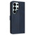 Samsung Galaxy S26 Ultra 5G Solid Calf Texture Flip Leather Phone Case - Dark Blue