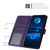 Samsung Galaxy S26 Ultra 5G Solid Calf Texture Flip Leather Phone Case - Purple