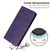 Samsung Galaxy S26 Ultra 5G Solid Calf Texture Flip Leather Phone Case - Purple