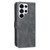 Samsung Galaxy S26 Ultra 5G Solid Color Calfskin Texture RFID Vegan Leather Phone Case - Black