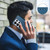 Samsung Galaxy S26 Ultra 5G Solid Color Calfskin Texture RFID Vegan Leather Phone Case - Blue