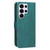 Samsung Galaxy S26 Ultra 5G Solid Color Calfskin Texture RFID Vegan Leather Phone Case - Green