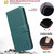 Samsung Galaxy S26 Ultra 5G Solid Color Calfskin Texture RFID Vegan Leather Phone Case - Green