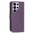 Samsung Galaxy S26 Ultra 5G Solid Color Calfskin Texture RFID Vegan Leather Phone Case - Purple
