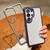 Samsung Galaxy S26 Ultra 5G Solid Color Edge Transparency Acrylic TPU Phone Case - Brown