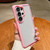 Samsung Galaxy S26 Ultra 5G Solid Color Edge Transparency Acrylic TPU Phone Case - Pink