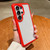 Samsung Galaxy S26 Ultra 5G Solid Color Edge Transparency Acrylic TPU Phone Case - Red