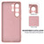 Samsung Galaxy S26 Ultra 5G Solid Color Liquid Silicone Dropproof Full Coverage Phone Case - Pink