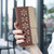 Samsung Galaxy S26 Ultra 5G Splicing Color Hollow Flower Pattern RFID Leather Phone Case - Brown
