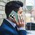 Samsung Galaxy S26 Ultra 5G Splicing Color Hollow Flower Pattern RFID Leather Phone Case - Green
