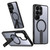 Samsung Galaxy S26 Ultra 5G Star Shine Series TPU + PC MagSafe Phone Case with Fold Holder - Black