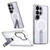 Samsung Galaxy S26 Ultra 5G Star Shine Series TPU + PC MagSafe Phone Case with Fold Holder - Transparent