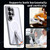 Samsung Galaxy S26 Ultra 5G Star Shine Series TPU + PC MagSafe Phone Case with Fold Holder - Transparent