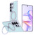 Samsung Galaxy S26 Ultra 5G Starry Glitter Magnetic Holder Phone Case - Cyan