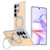 Samsung Galaxy S26 Ultra 5G Starry Glitter Magnetic Holder Phone Case - Orange