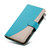Samsung Galaxy S26 Ultra 5G Stitching Multi-card Zipper Wallet Leather Phone Case with Short Strap - Blue