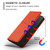 Samsung Galaxy S26 Ultra 5G Strong Magnetic Frosted Flip Leather Phone Case - Orange