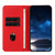 Samsung Galaxy S26 Ultra 5G Strong Magnetic Frosted Flip Leather Phone Case - Red