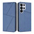 Samsung Galaxy S26 Ultra 5G Strong Magnetic Frosted Flip Leather Phone Case - Royal Blue