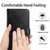 Samsung Galaxy S26 Ultra 5G Sunflower Embossed Vegan Leather Phone Case with Small Black Rope - Black