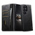 Samsung Galaxy S26 Ultra 5G Suteni Baroque Calf Texture Buckle Wallet Leather Phone Case - Black