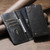 Samsung Galaxy S26 Ultra 5G Suteni Baroque Calf Texture Buckle Wallet Leather Phone Case - Black