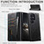 Samsung Galaxy S26 Ultra 5G Suteni Baroque Calf Texture Buckle Wallet Leather Phone Case - Black