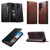 Samsung Galaxy S26 Ultra 5G Suteni Baroque Calf Texture Buckle Wallet Leather Phone Case - Brown