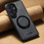Samsung Galaxy S26 Ultra 5G Suteni G3 360 Rotation Holder MagSafe Denim Leather Back Phone Case - Black