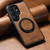 Samsung Galaxy S26 Ultra 5G Suteni G3 Oil Wax 360 Rotation Holder MagSafe Back Phone Case - Brown
