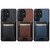 Samsung Galaxy S26 Ultra 5G Suteni H03 Litchi Leather Card Bag Stand Back Phone Case - Black