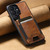 Samsung Galaxy S26 Ultra 5G Suteni H03 Oil Wax Leather Wallet Stand Back Phone Case - Brown