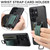 Samsung Galaxy S26 Ultra 5G Suteni H13 Card Wallet Wrist Strap Holder PU Phone Case - Black