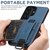 Samsung Galaxy S26 Ultra 5G Suteni H13 Litchi Leather Wrist Strap Wallet Back Phone Case - Blue