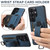 Samsung Galaxy S26 Ultra 5G Suteni H13 Litchi Leather Wrist Strap Wallet Back Phone Case - Blue
