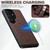 Samsung Galaxy S26 Ultra 5G Suteni H16 Litchi Texture Leather Detachable Wallet Back Phone Case - Brown
