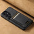 Samsung Galaxy S26 Ultra 5G Suteni H17 Litchi Texture Leather MagSafe Detachable Wallet Phone Case - Black
