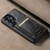 Samsung Galaxy S26 Ultra 5G Suteni H17 Oil Eax Leather MagSafe Detachable Wallet Phone Case - Black