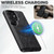 Samsung Galaxy S26 Ultra 5G Suteni H17 Oil Eax Leather MagSafe Detachable Wallet Phone Case - Black