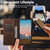 Samsung Galaxy S26 Ultra 5G SUTENI J07 Multifunctional Horizontal Flip Magsafe Leather Phone Case - Brown