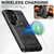 Samsung Galaxy S26 Ultra 5G Suteni M3 Card Bag MagSafe Cowhide Texture Leather Phone Case - Black