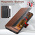 Samsung Galaxy S26 Ultra 5G Suteni Q07 2-in-1 Multi-function Detachable Wallet MagSafe Phone Case - Brown
