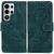 Samsung Galaxy S26 Ultra 5G Tiger Embossing Pattern Flip Leather Phone Case - Green