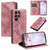 Samsung Galaxy S26 Ultra 5G Totem Embossed Magnetic Leather Phone Case - Rose Gold
