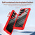 Samsung Galaxy S26 Ultra 5G TPU + PC Lens Protection Phone Case - Red