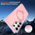 Samsung Galaxy S26 Ultra 5G TPU+PC MagSafe Magnetic Holder Phone Case - Pink