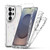 Samsung Galaxy S26 Ultra 5G Transparent Acrylic Laser Paper Phone Case - Snowflake