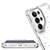 Samsung Galaxy S26 Ultra 5G Transparent Acrylic Laser Paper Phone Case - Stars